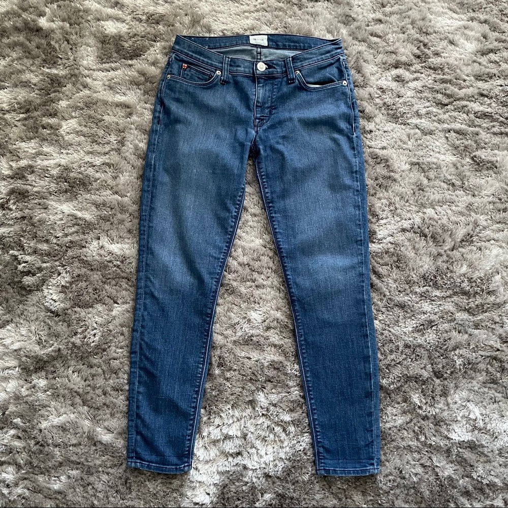 Hudson Krista Super Skinny Crop Low Rise Jeans